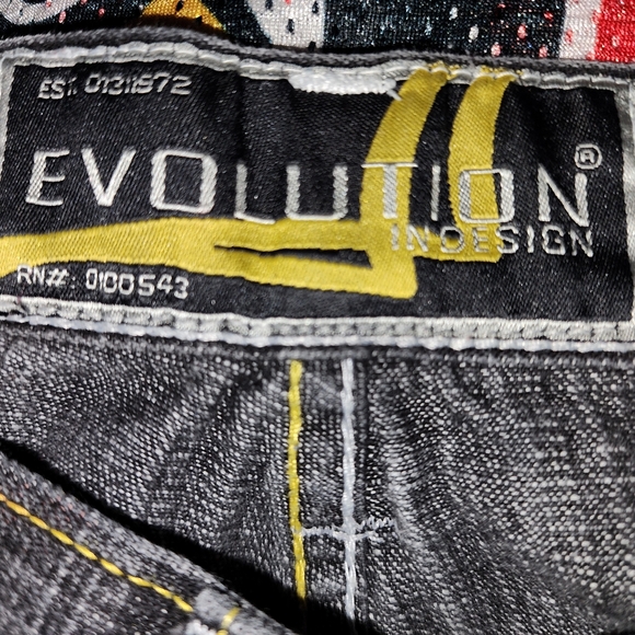 Evolution in Design Y2K Baggy Jeans Men's 34x32 - Picture 4 of 5